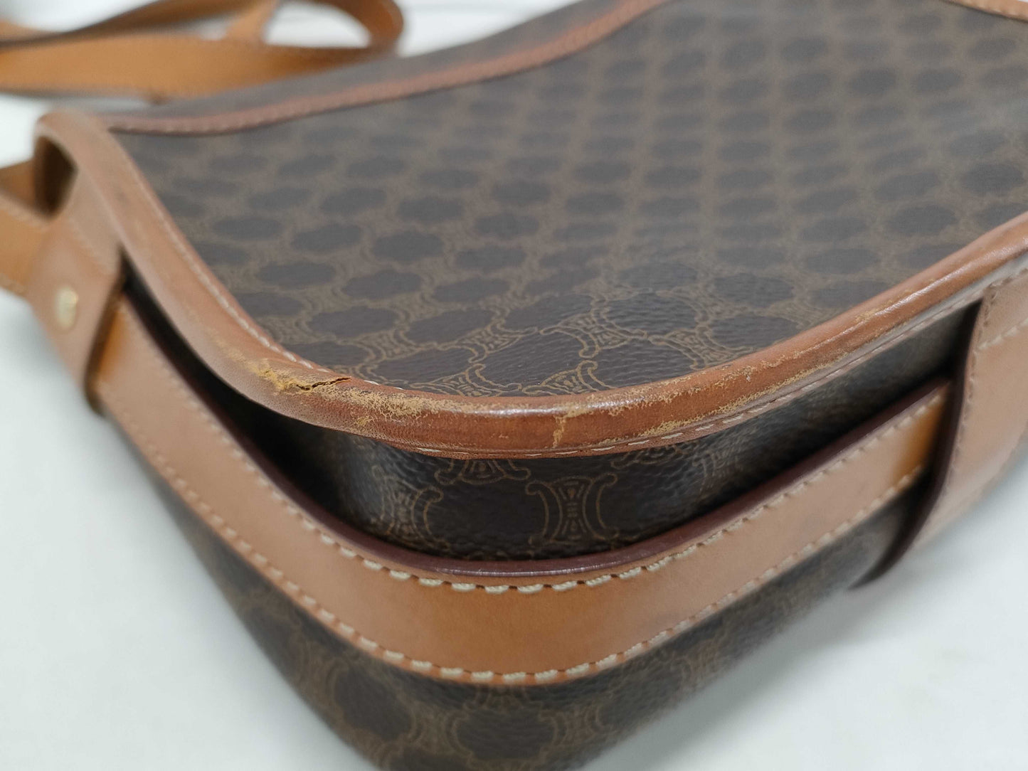 CELINE Macadam Shoulder Bag