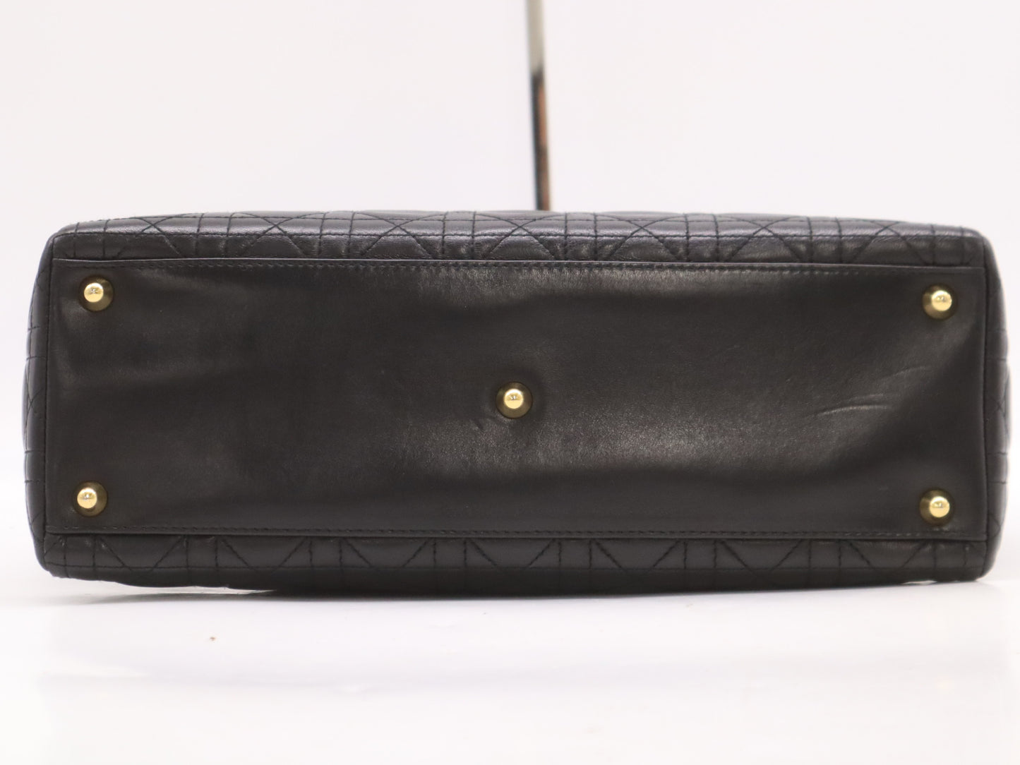 Dior Lambskin Lady Dior Tote Bag Black Handbag