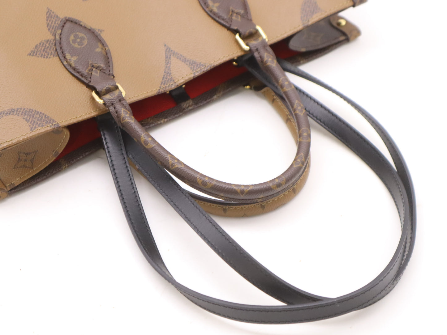 LOUIS VUITTON M45039 Reverse on the Go - MM Monogram Giant Tote Bag with Box and Dust Bag, RFID Verified