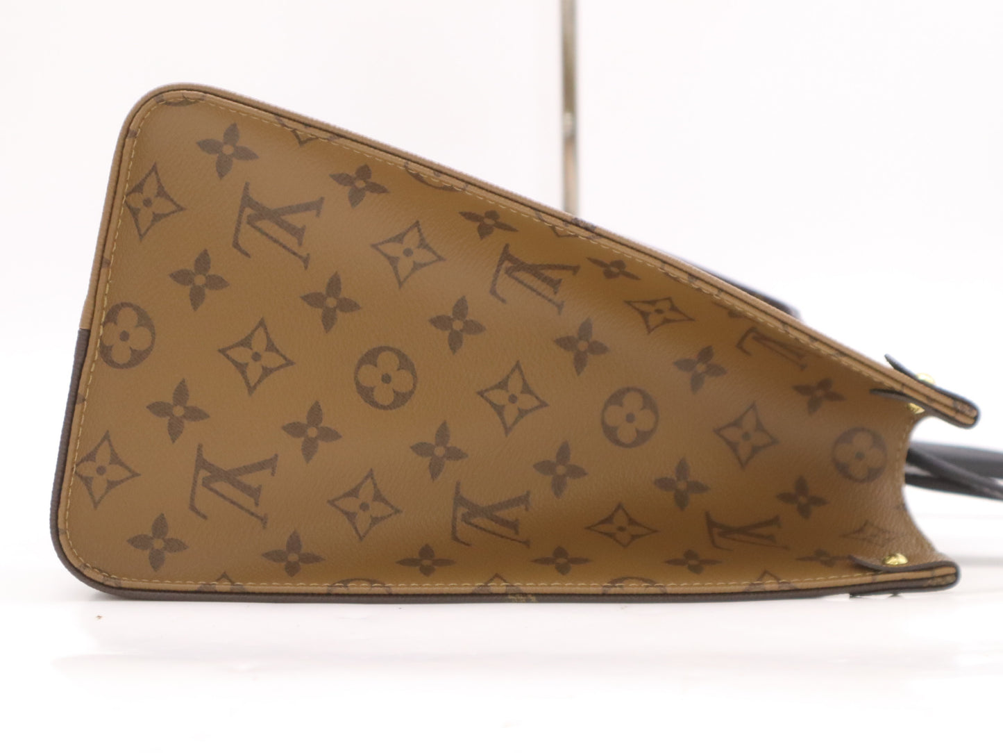 LOUIS VUITTON M45039 Reverse on the Go - MM Monogram Giant Tote Bag with Box and Dust Bag, RFID Verified