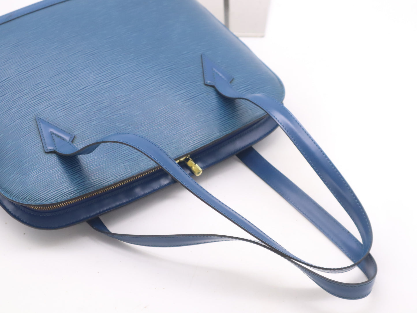 LOUIS VUITTON M52285 Epi-Lussac Toledo Blue Tote Bag