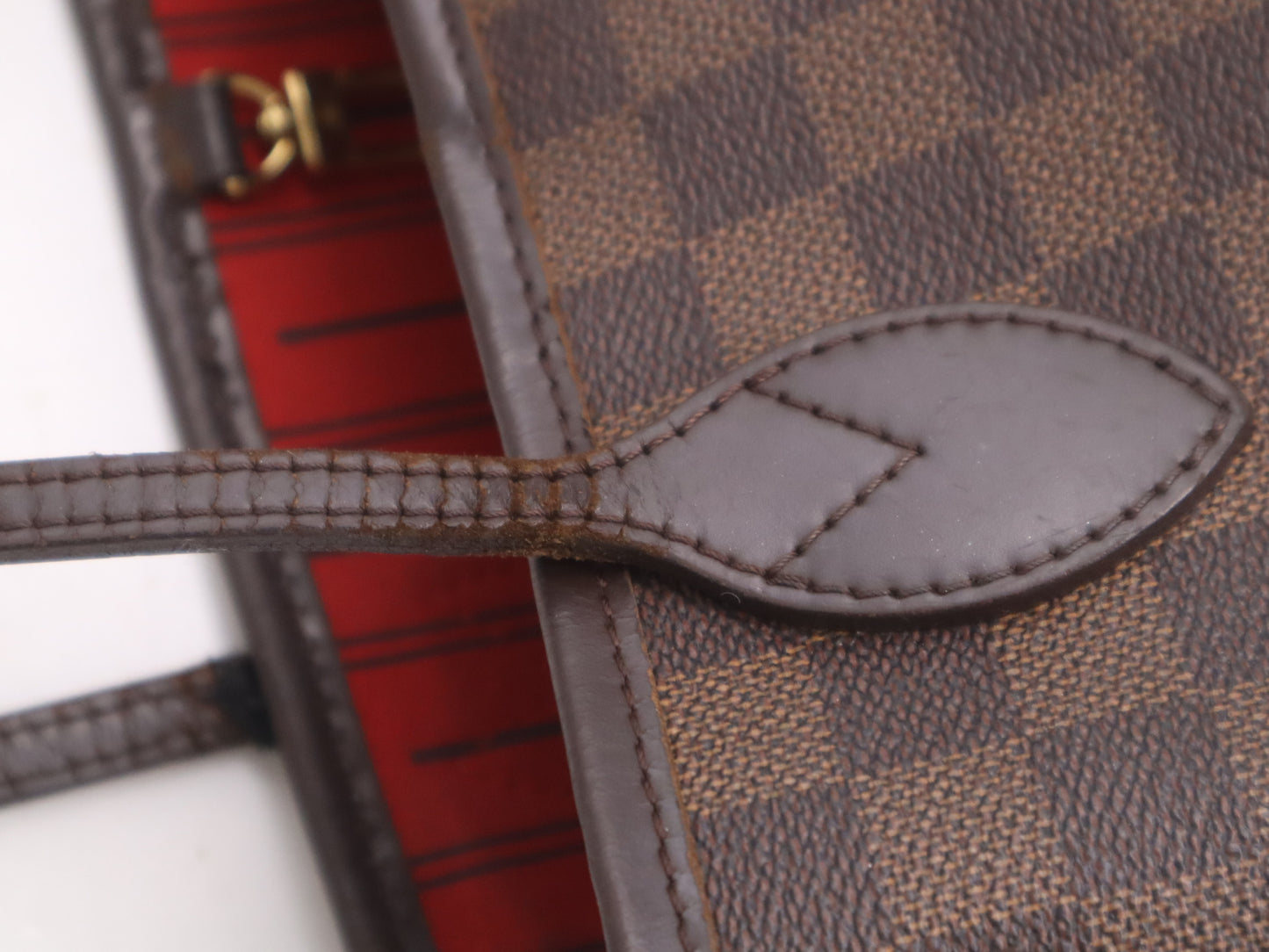 LOUIS VUITTON N51109 Damier Neverfull PM Old-Style Tote Bag