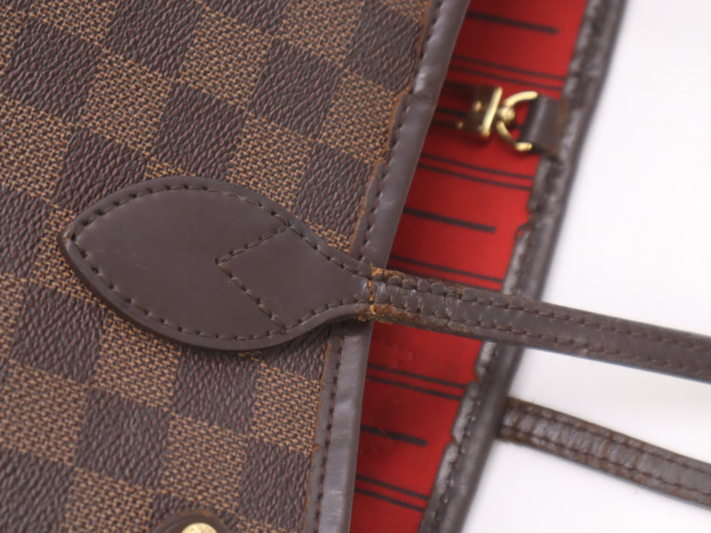 LOUIS VUITTON N51109 Damier Neverfull PM Old-Style Tote Bag