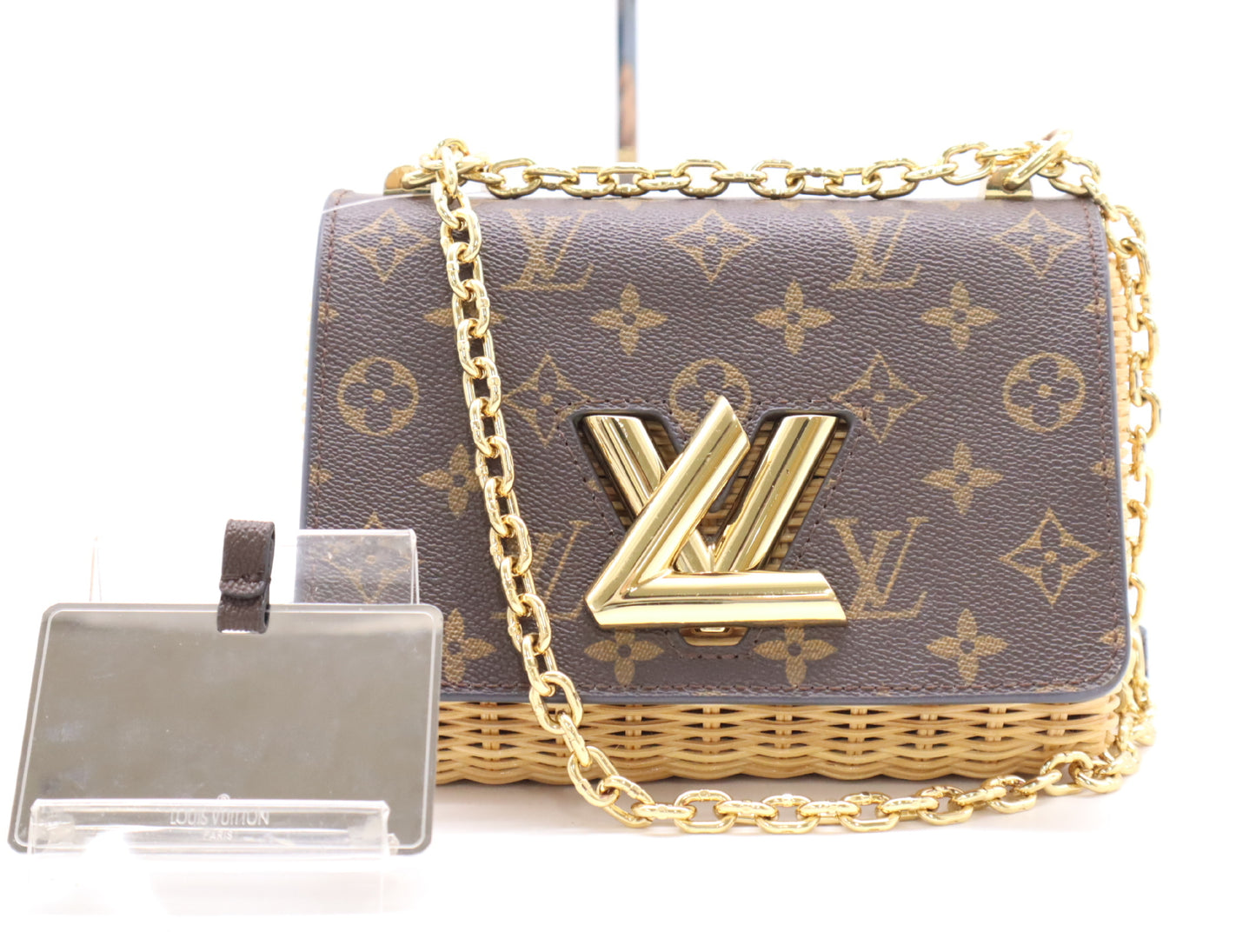 LOUIS VUITTON M44296 Monogram Twist PM Shoulder Bag with Mirror