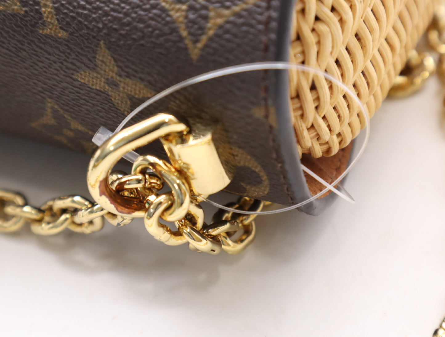 LOUIS VUITTON M44296 Monogram Twist PM Shoulder Bag with Mirror