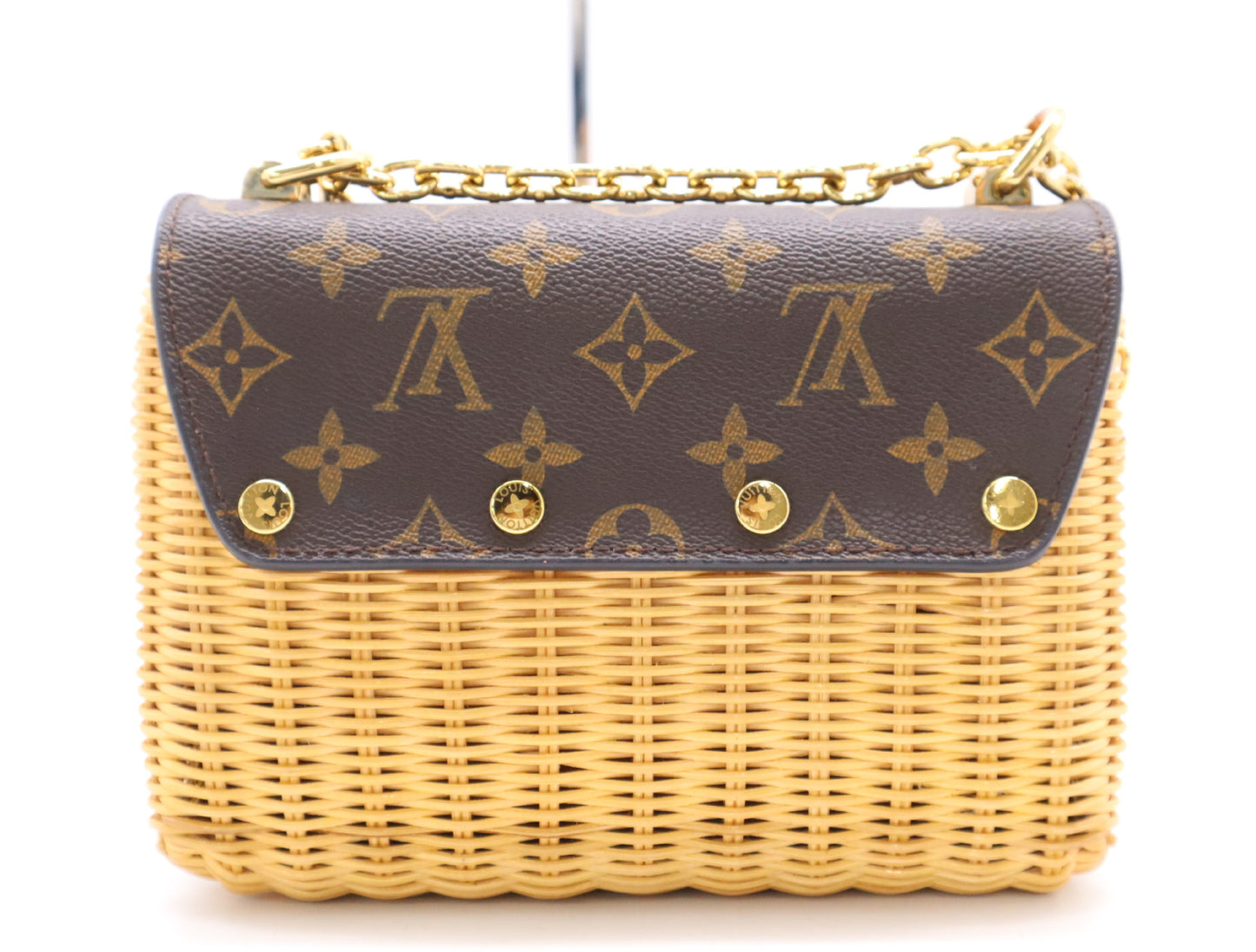 LOUIS VUITTON M44296 Monogram Twist PM Shoulder Bag with Mirror