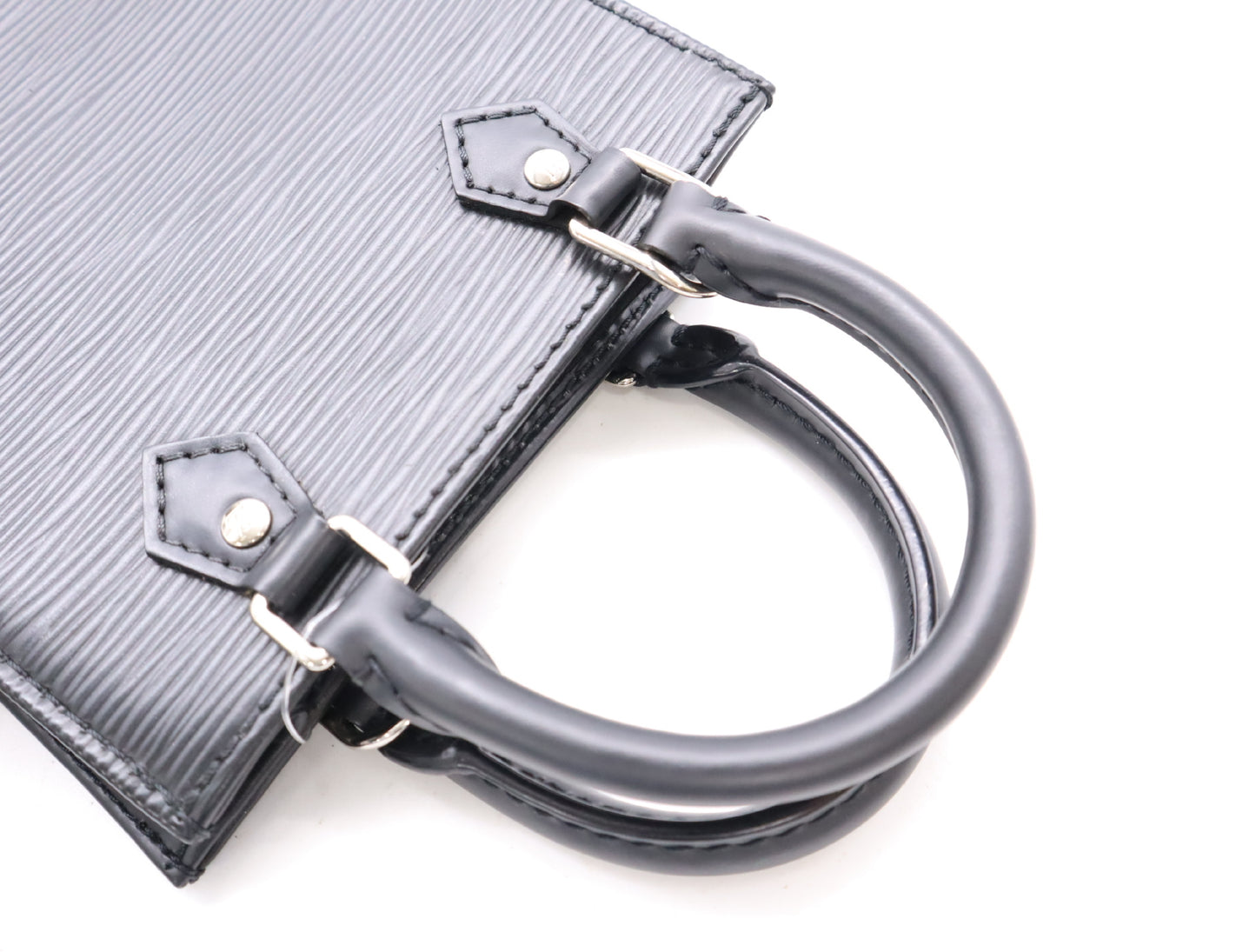 LOUIS VUITTON M69441 Petite Sac Plat Noir Shoulder Bag RFID Verified No Serial Tag