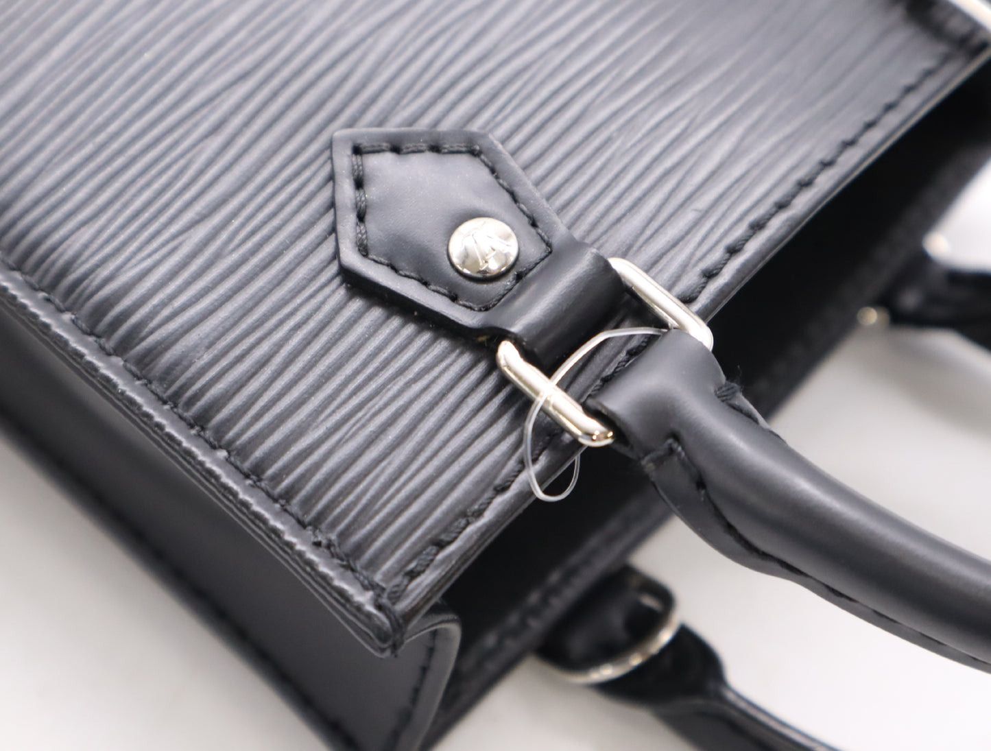 LOUIS VUITTON M69441 Petite Sac Plat Noir Shoulder Bag RFID Verified No Serial Tag