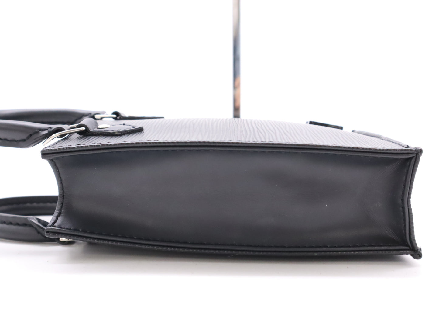 LOUIS VUITTON M69441 Petite Sac Plat Noir Shoulder Bag RFID Verified No Serial Tag