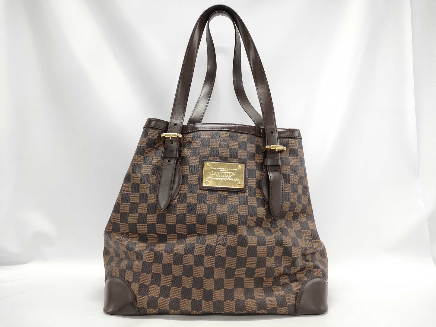 LOUIS VUITTON N51203 Damier Hampstead GM Tote Bag