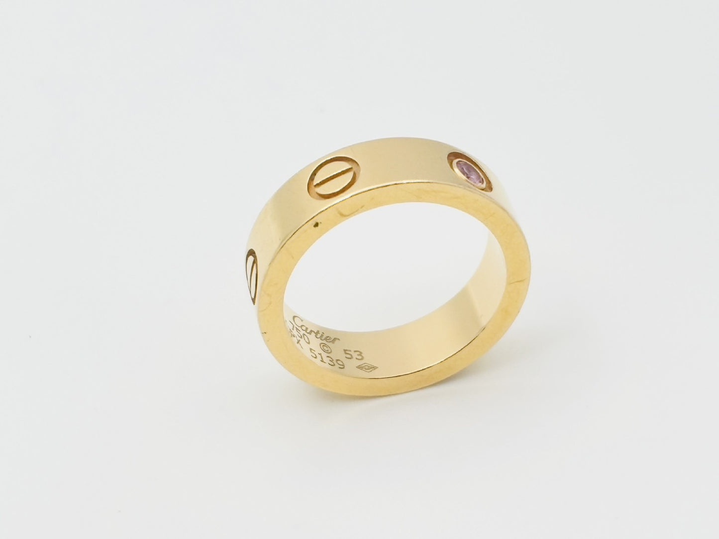 Cartier Love #53 1PS YG 750 9.4g Ring
