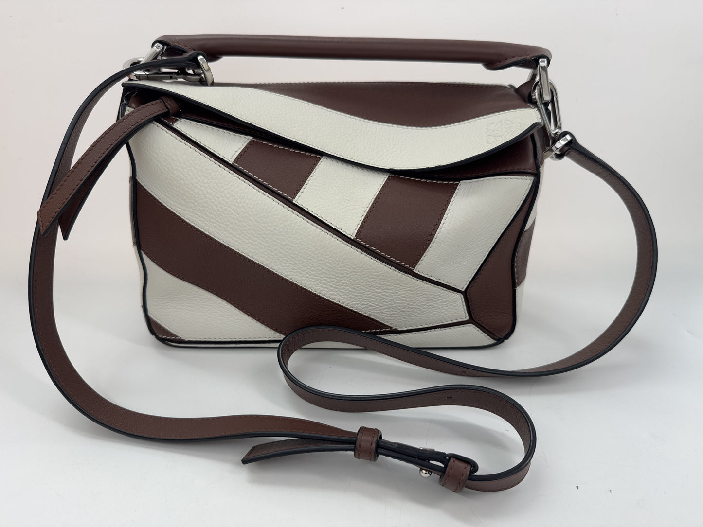 LOEWE Puzzle Bag Rugby Small Bag 2-Way Shoulder Bag