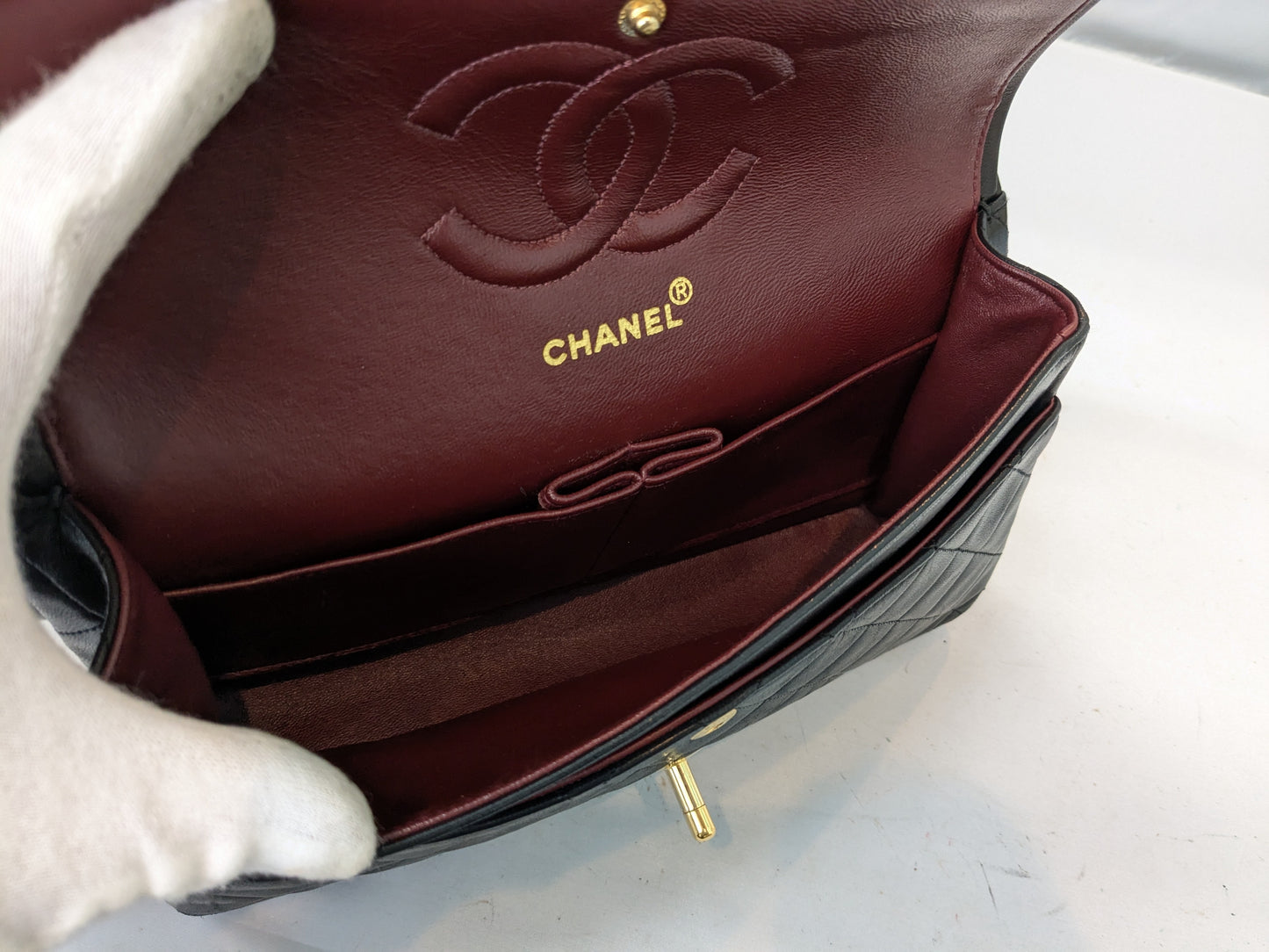 CHANEL Lamb Matelasse 25 1771268 Seal Guarantee Shoulder Bag