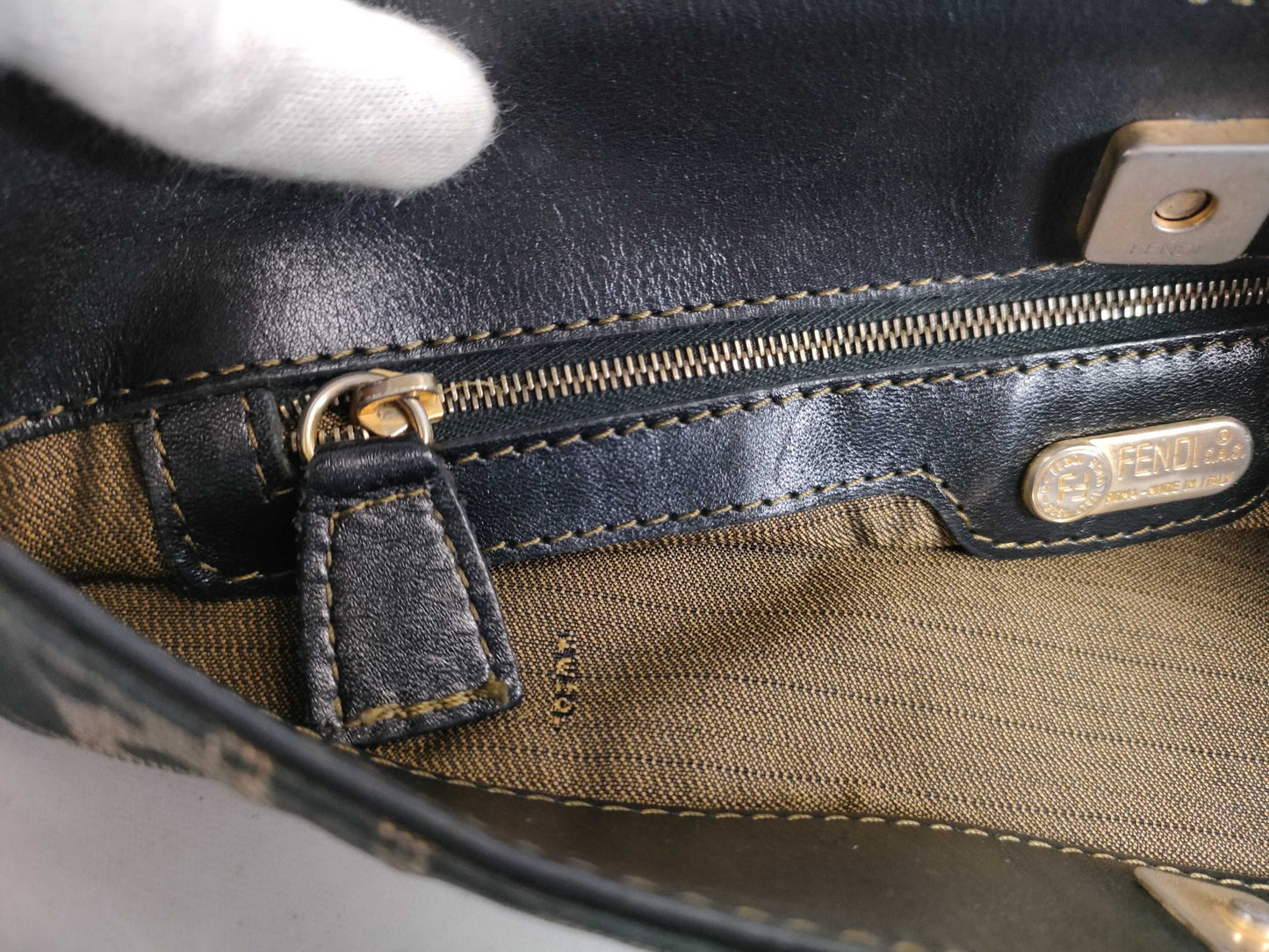 FENDI Zucca pattern FENDI Zucca shoulder bag shoulder bag