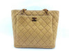 CHANEL Lamb Matelasse Tortoiseshell Chain Tote Bag with Seal