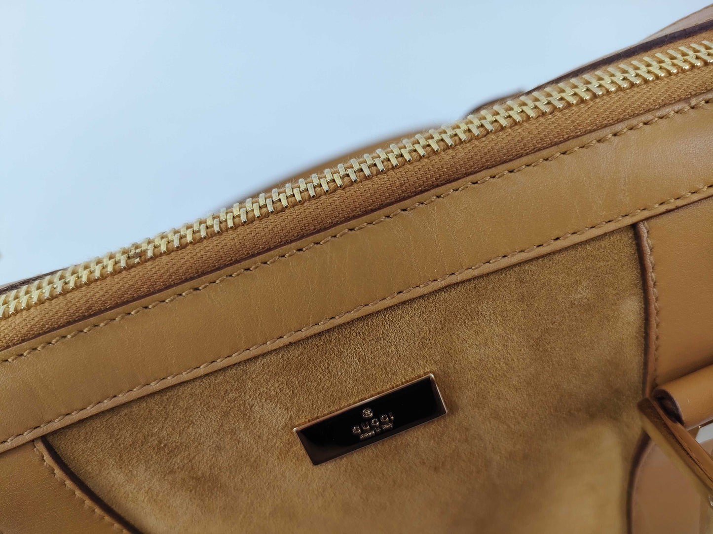 GUCCI Suede Mini Boston Bag 000.0851 Handbag
