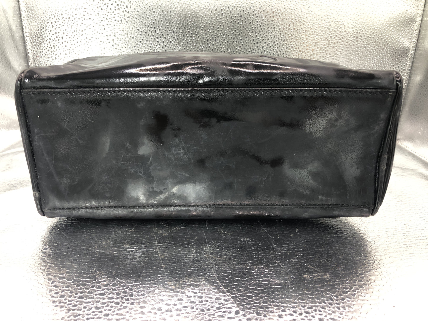 CHANEL Deca Coco Clutch Bag with Seal, 4129266, with Guarantee Card, Patent Leather, Black Clutch Bag