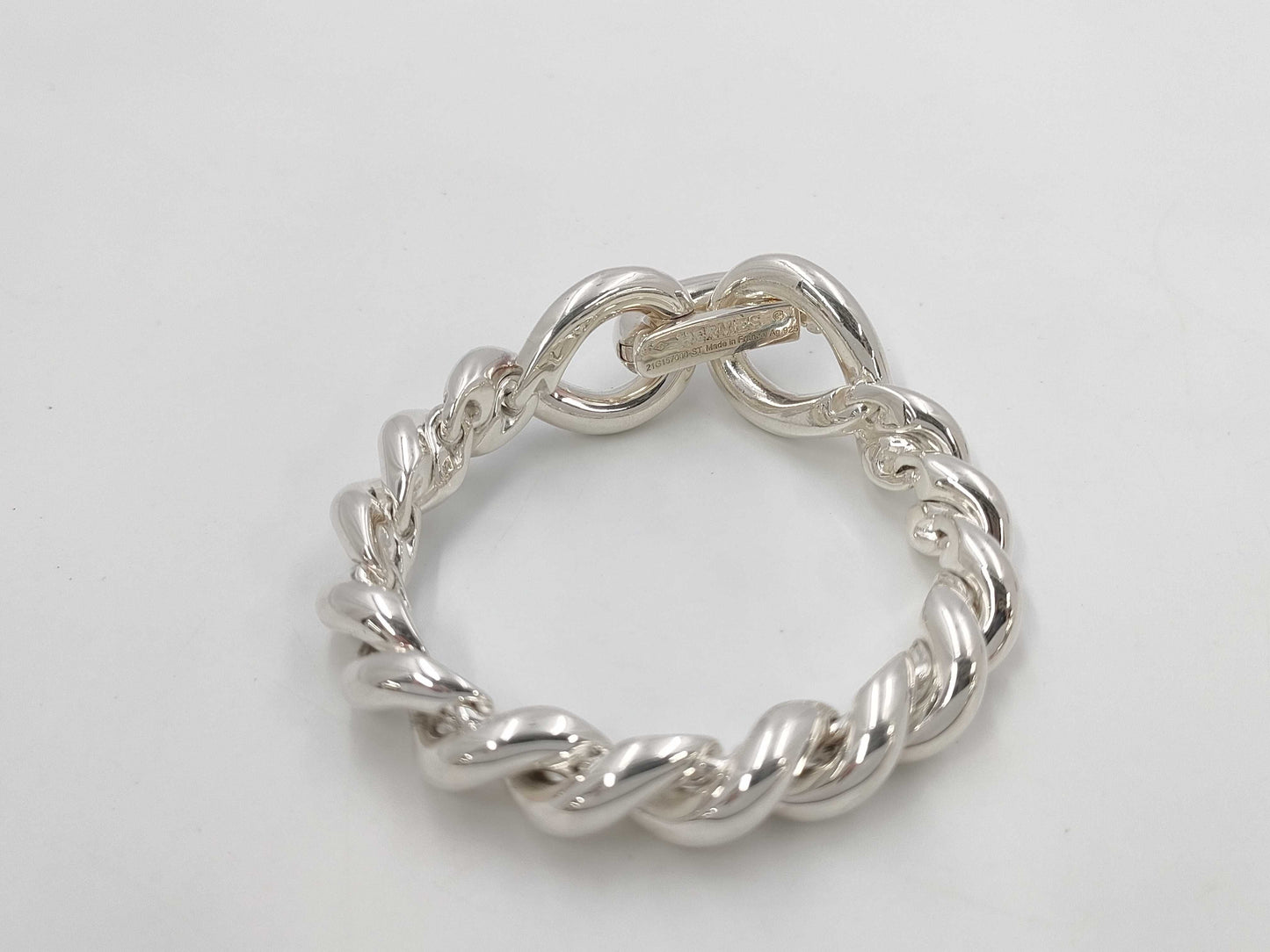 HERMES HERMES Torsade Bracelet ST 82.4g Bracelet/Bangle
