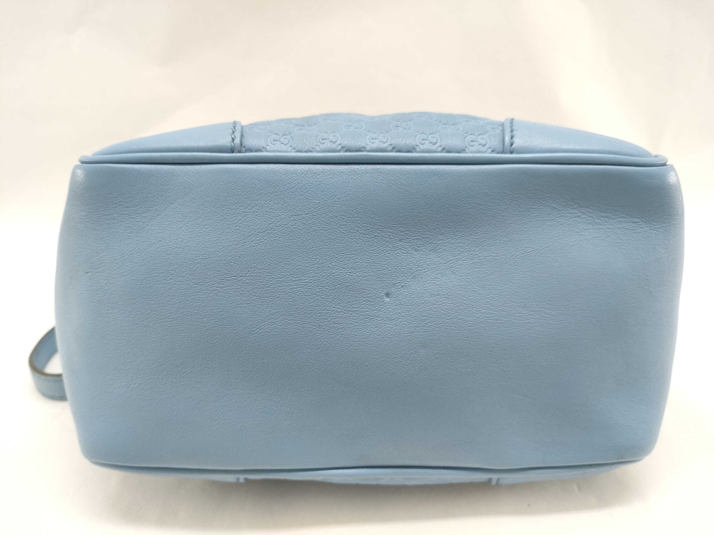 GUCCI Guccissima Gucci 449241 Handbag Shoulder Bag 2-way Shima Blue Handbag