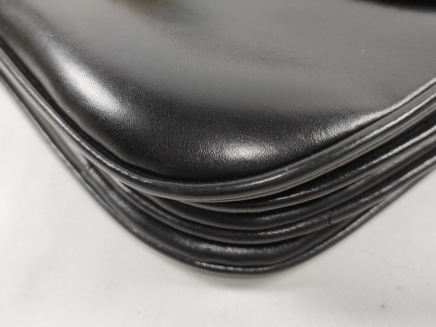 CELINE Shoulder Bag Leather Black Shoulder Bag