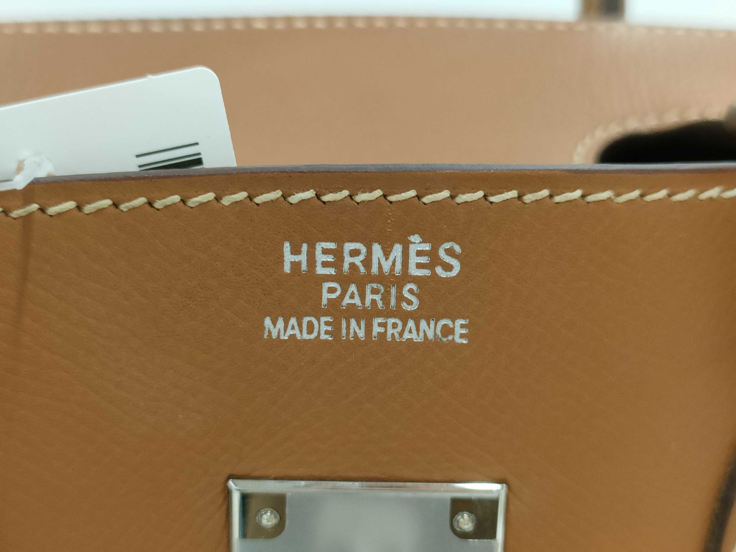 HERMES HERMES Birkin 35 Brown with Silver Hardware Handbag
