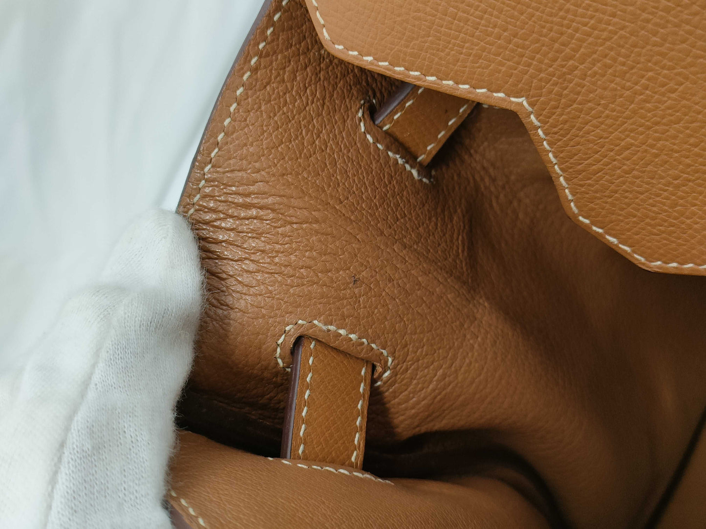 HERMES HERMES Birkin 35 Brown with Silver Hardware Handbag
