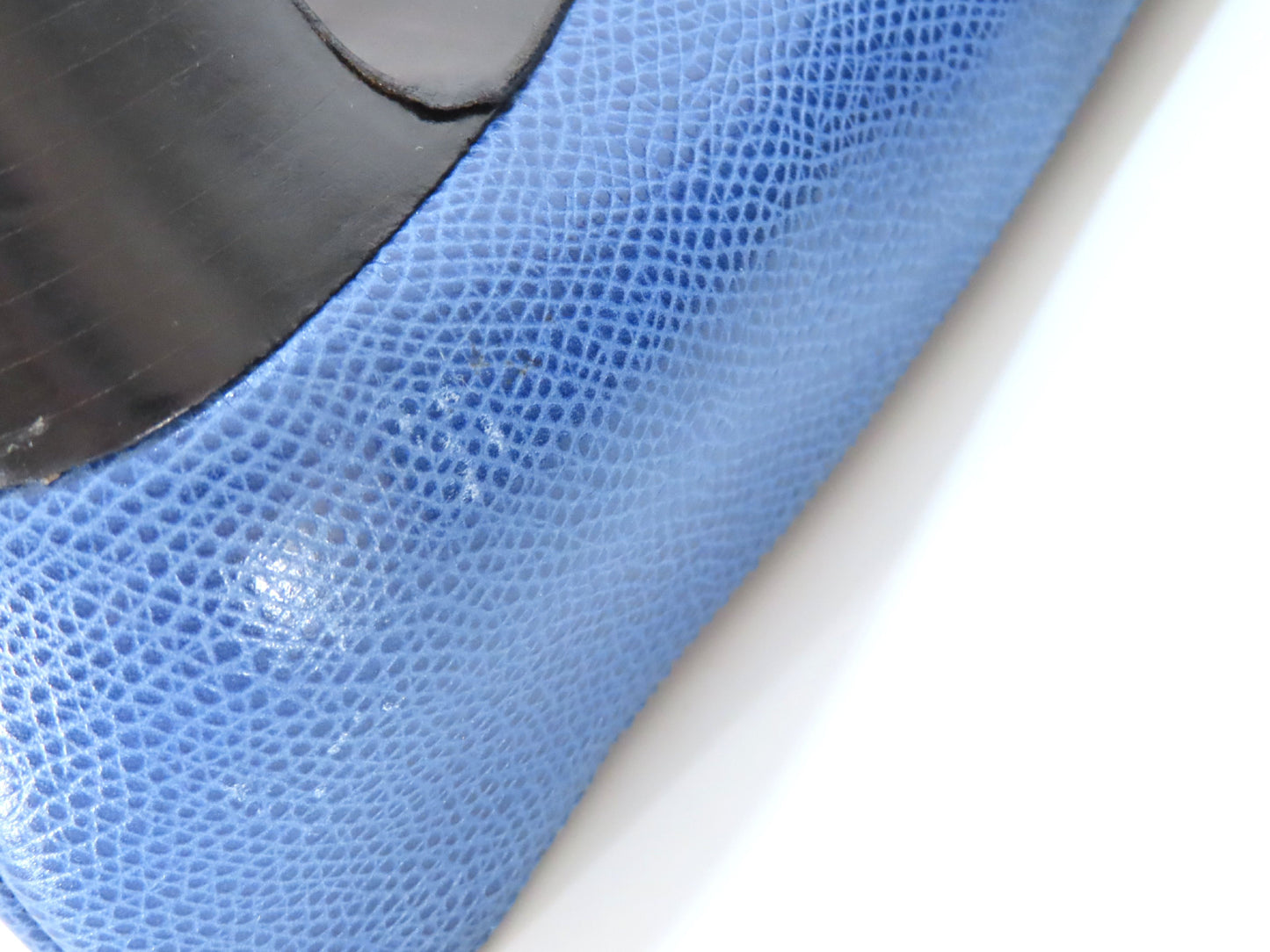 HERMES shoes blue pumps