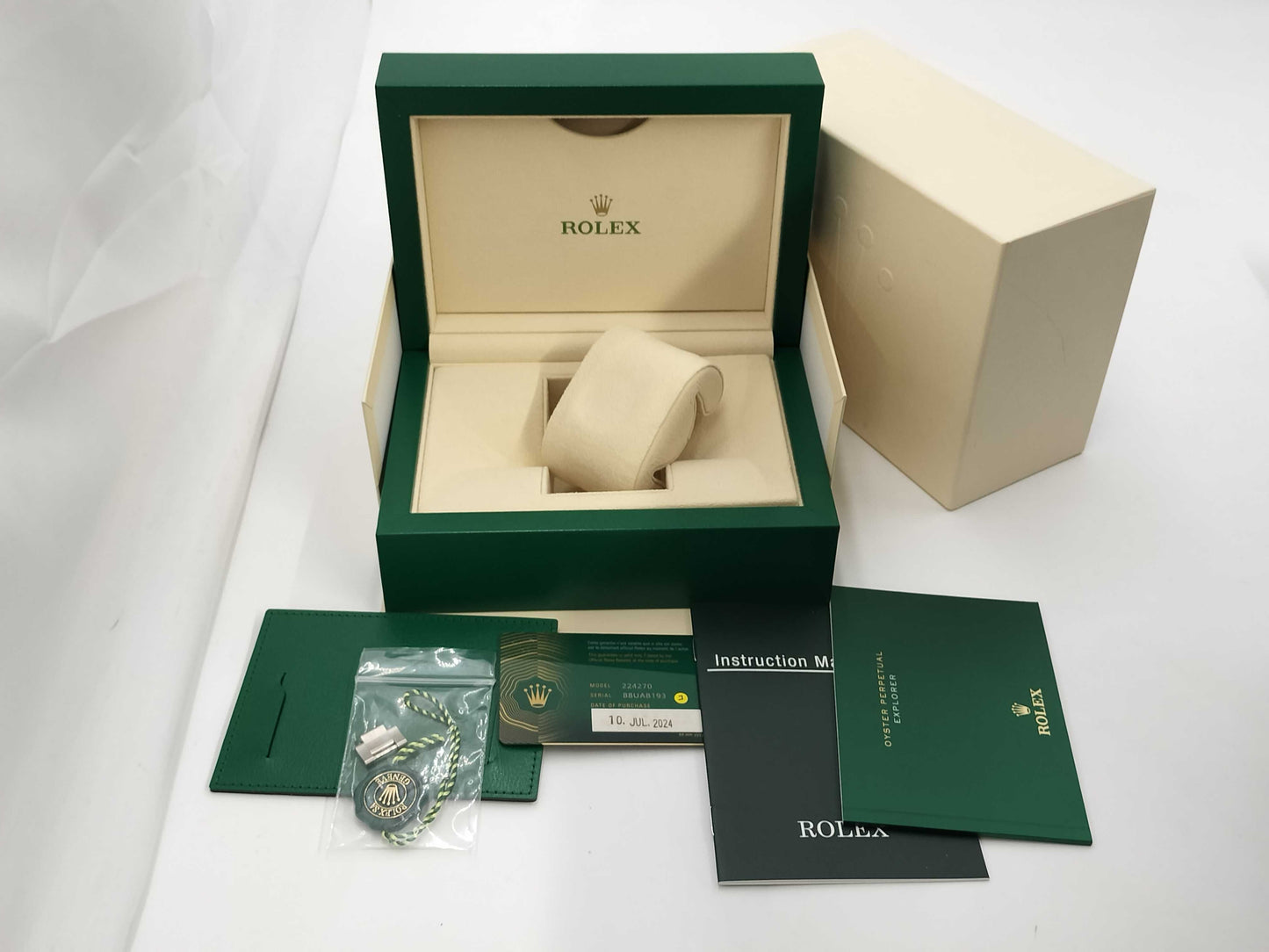 ROLEX Explorer I 224270 88UA8193 Black Dial Men's Watch