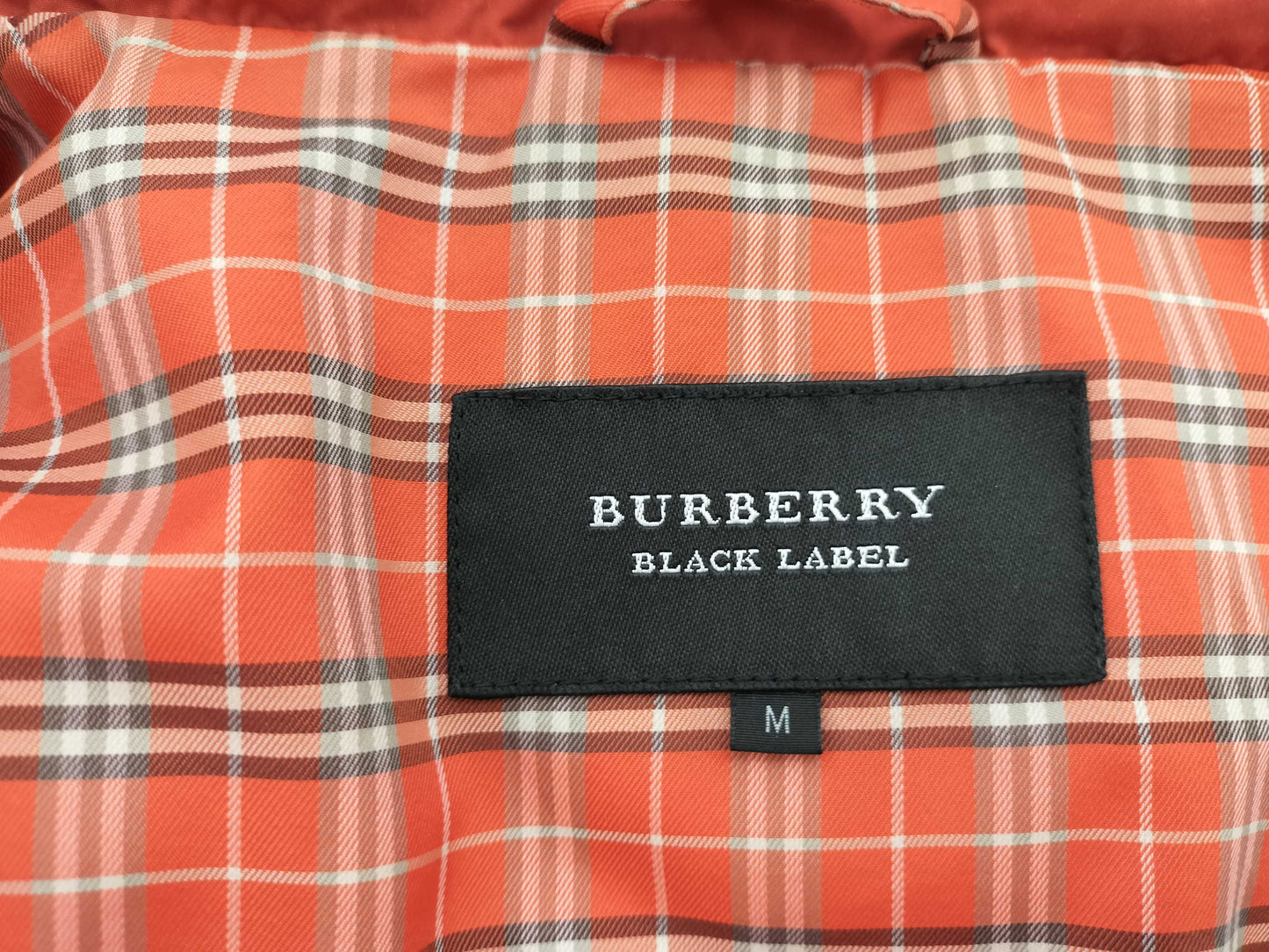 BURBERRY BLACK LABEL Orange Down 4-Way Coat