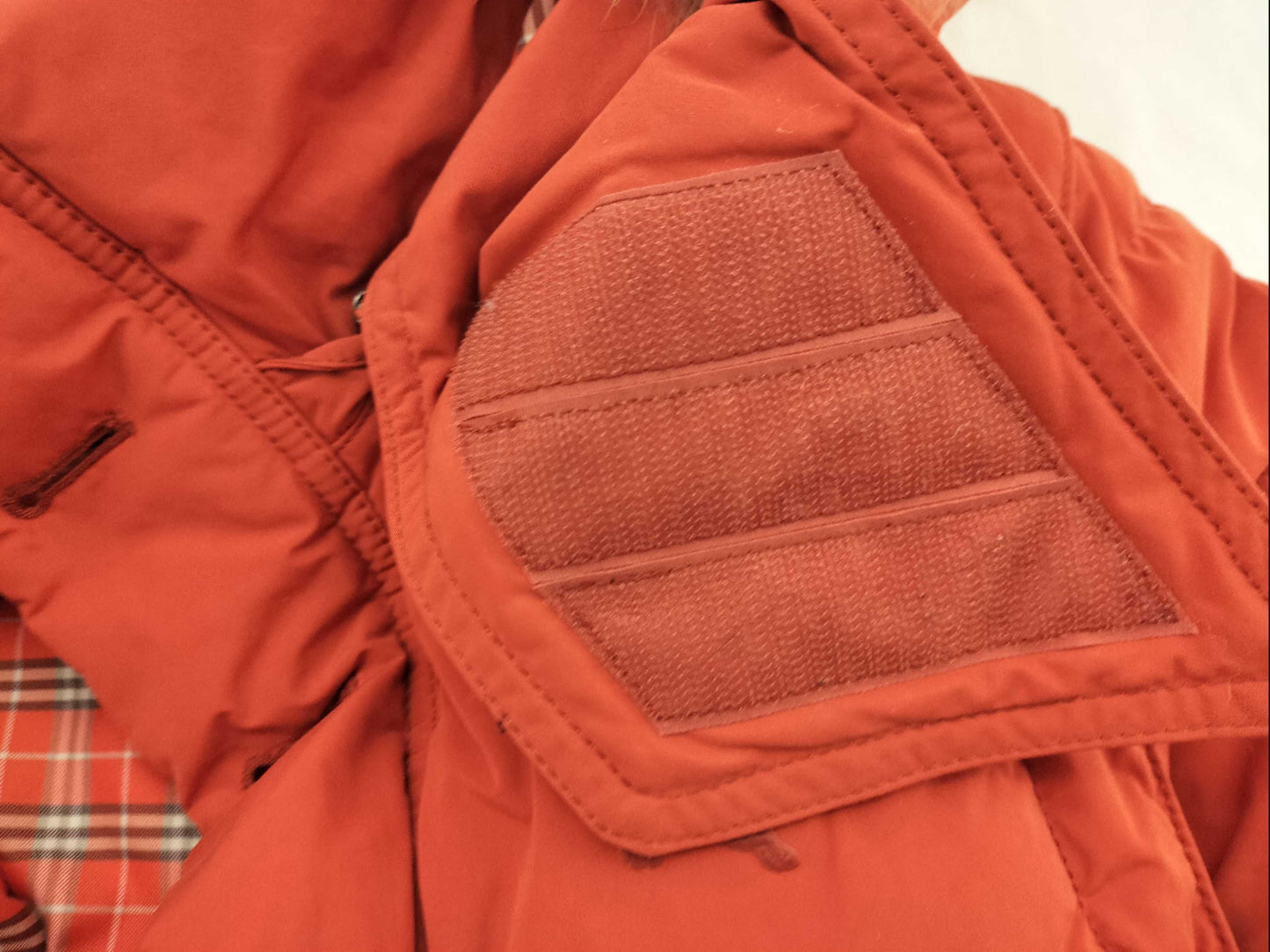 BURBERRY BLACK LABEL Orange Down 4-Way Coat