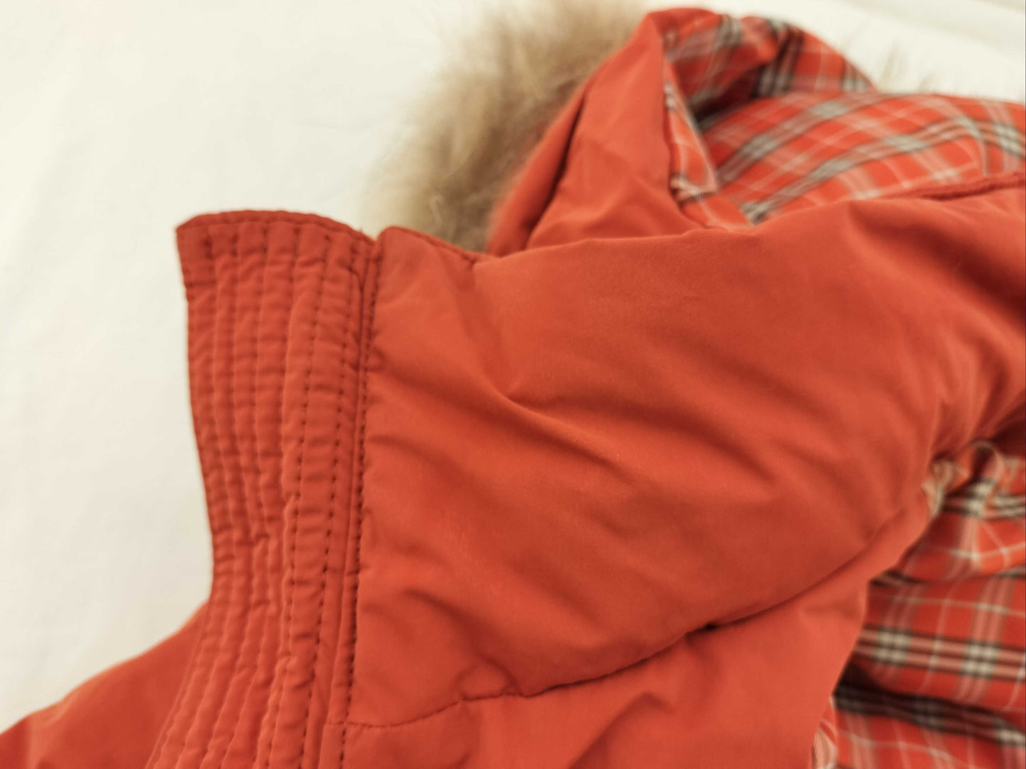 BURBERRY BLACK LABEL Orange Down 4-Way Coat