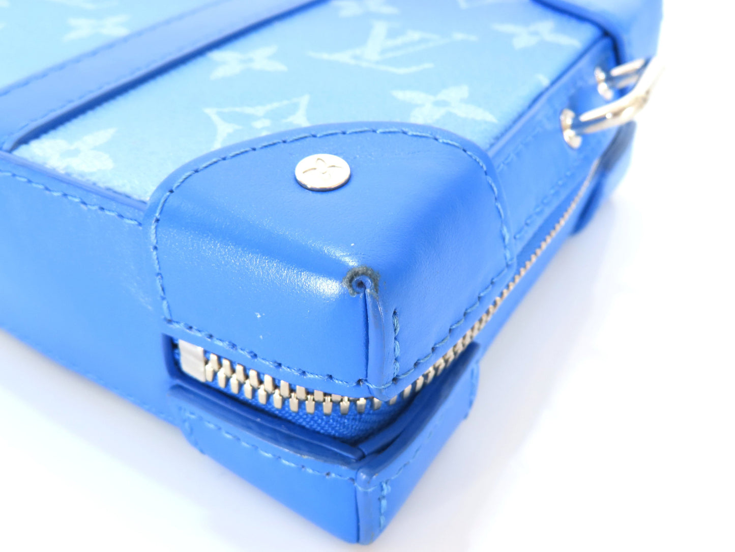 LOUIS VUITTON Soft Trunk Monogram Clouds M45432 TJ3280 Blue Bag