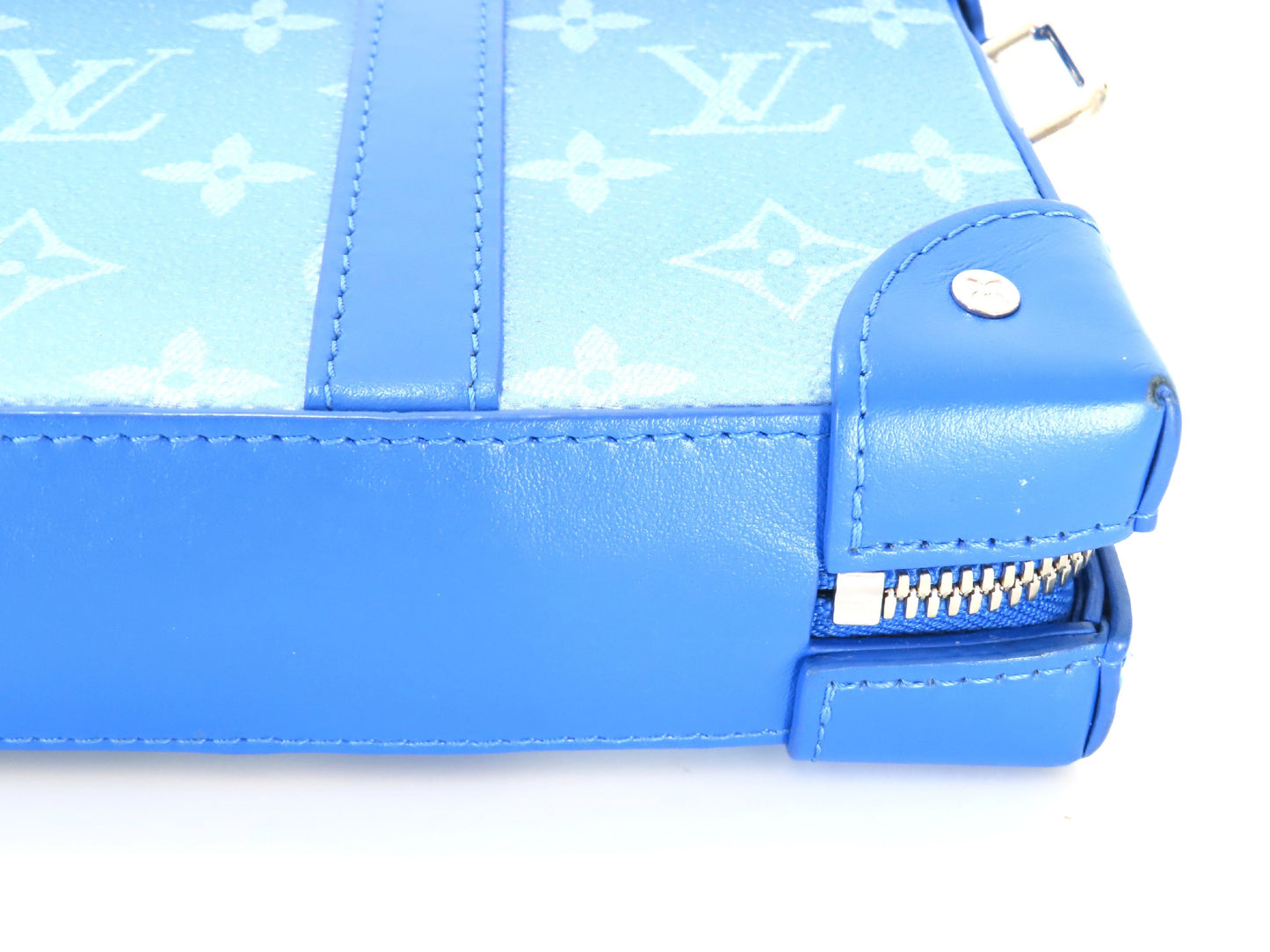 LOUIS VUITTON Soft Trunk Monogram Clouds M45432 TJ3280 Blue Bag