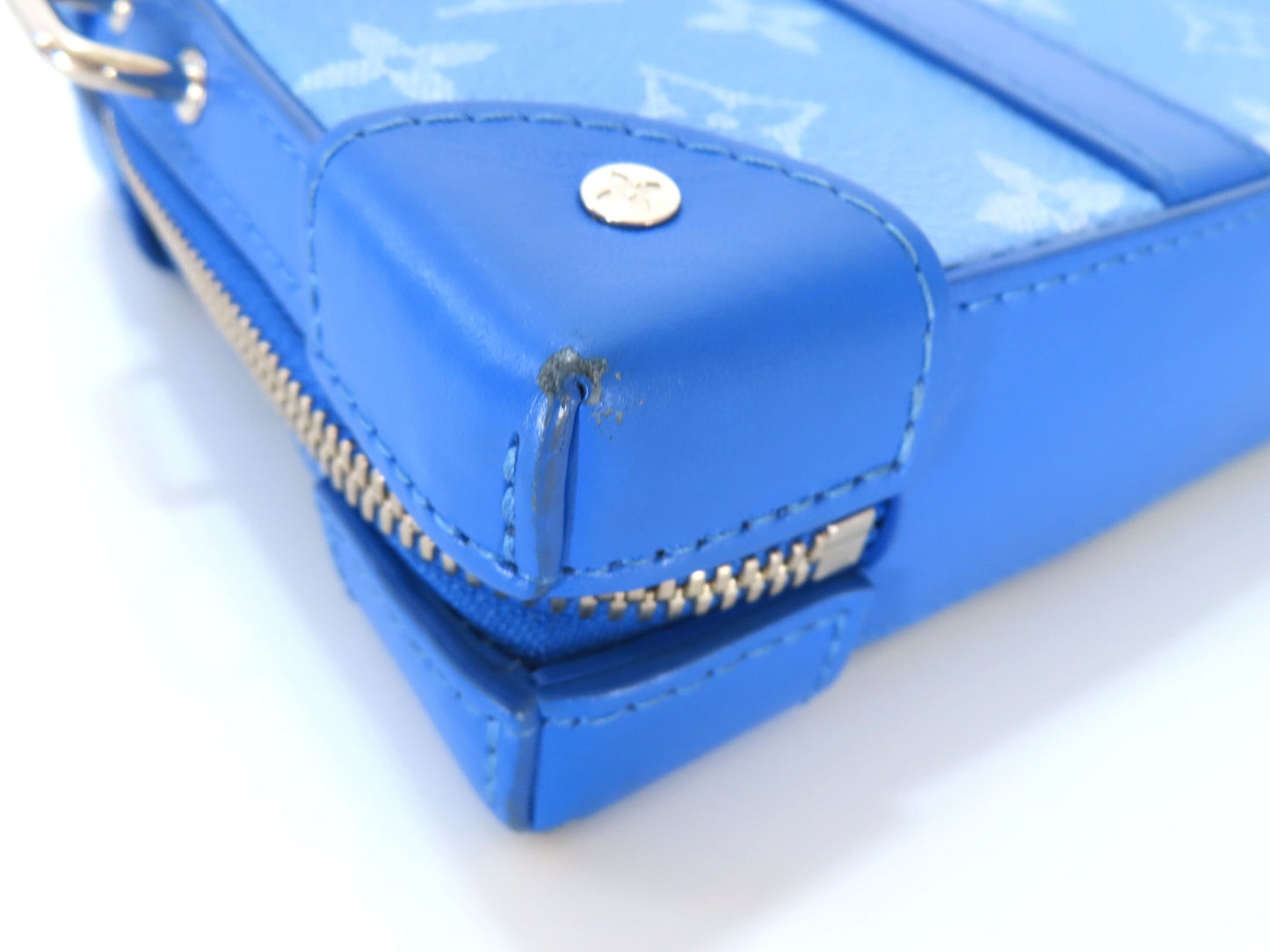 LOUIS VUITTON Soft Trunk Monogram Clouds M45432 TJ3280 Blue Bag