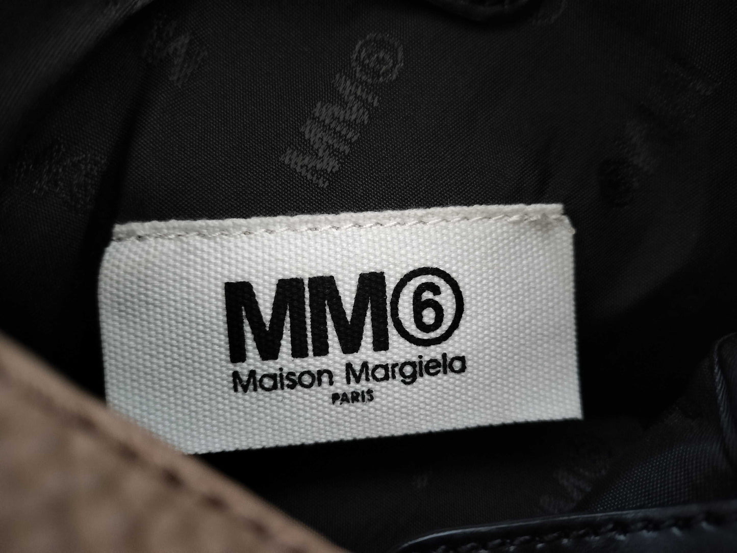 MM6 Japanese Nano Leather Shoulder Bag