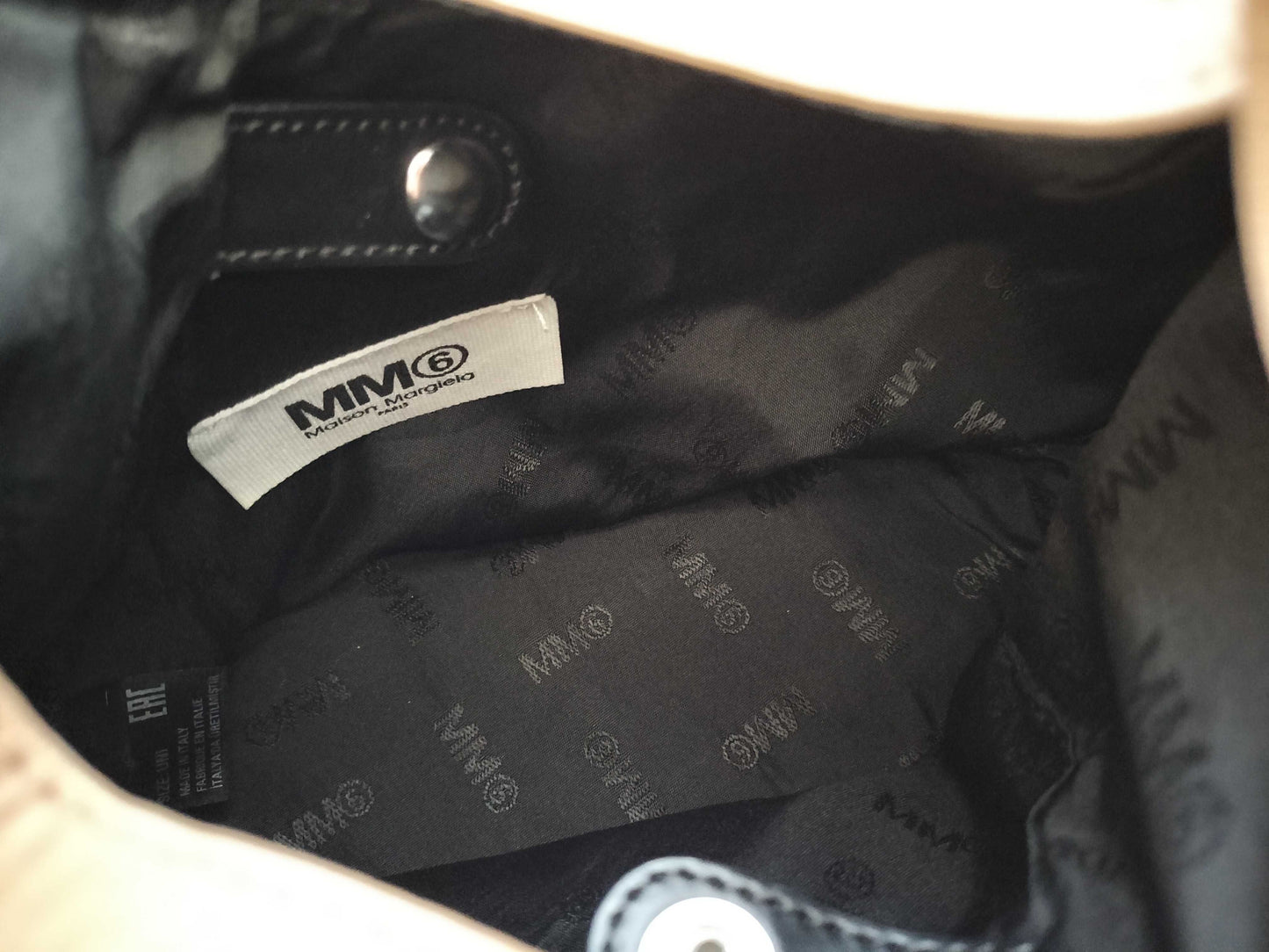 MM6 Japanese Nano Leather Shoulder Bag