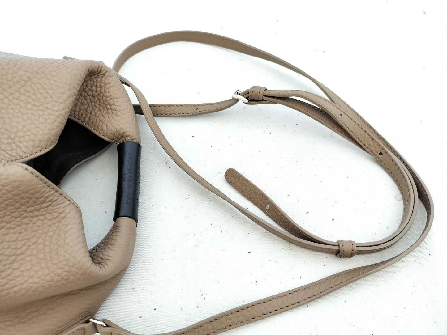 MM6 Japanese Nano Leather Shoulder Bag
