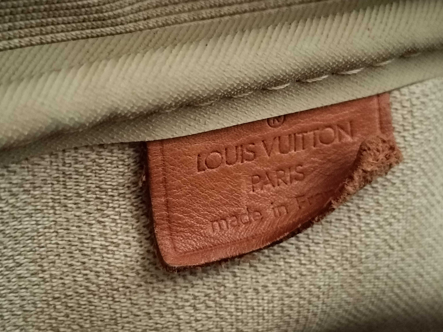 LOUIS VUITTON M47270 Monogram Deauville Handbag, Brown, Unknown Serial Number