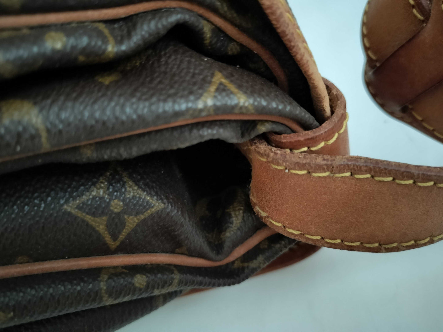LOUIS VUITTON M42254 Monogram Saumur 35 M42254 Brown Shoulder Bag