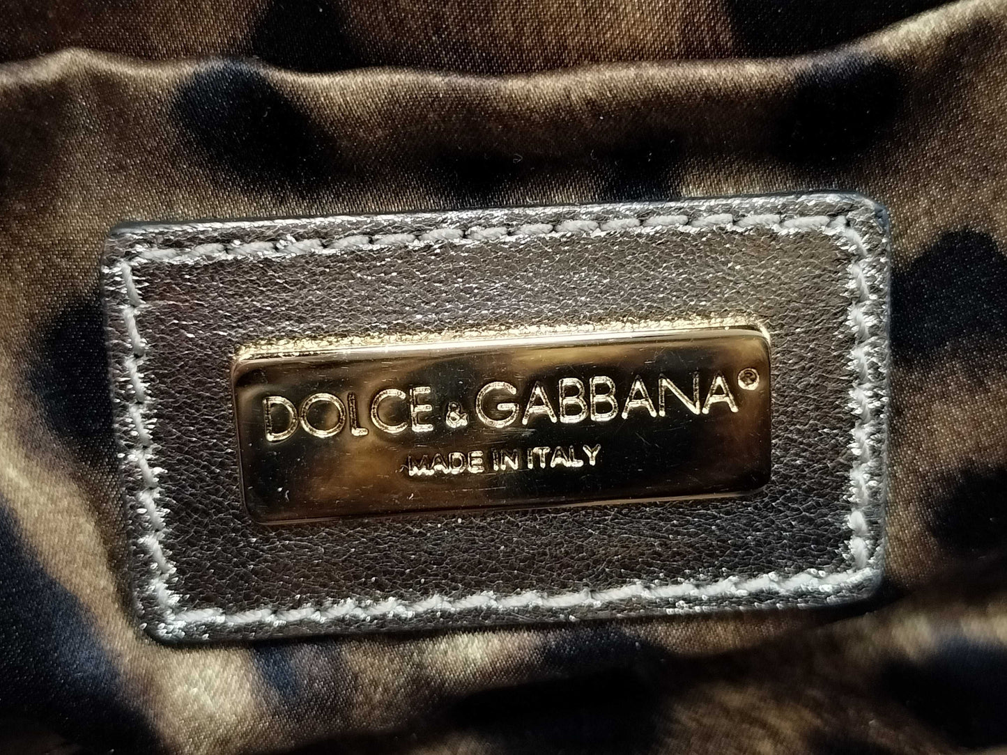 DOLCE&GABBANA DU-Dolce & Gabbana Shoulder Pouch Spancole Black Shoulder Bag