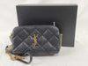 SAINT LAURENT Becky Quilted Leather Chain Shoulder Bag, Black, 608941