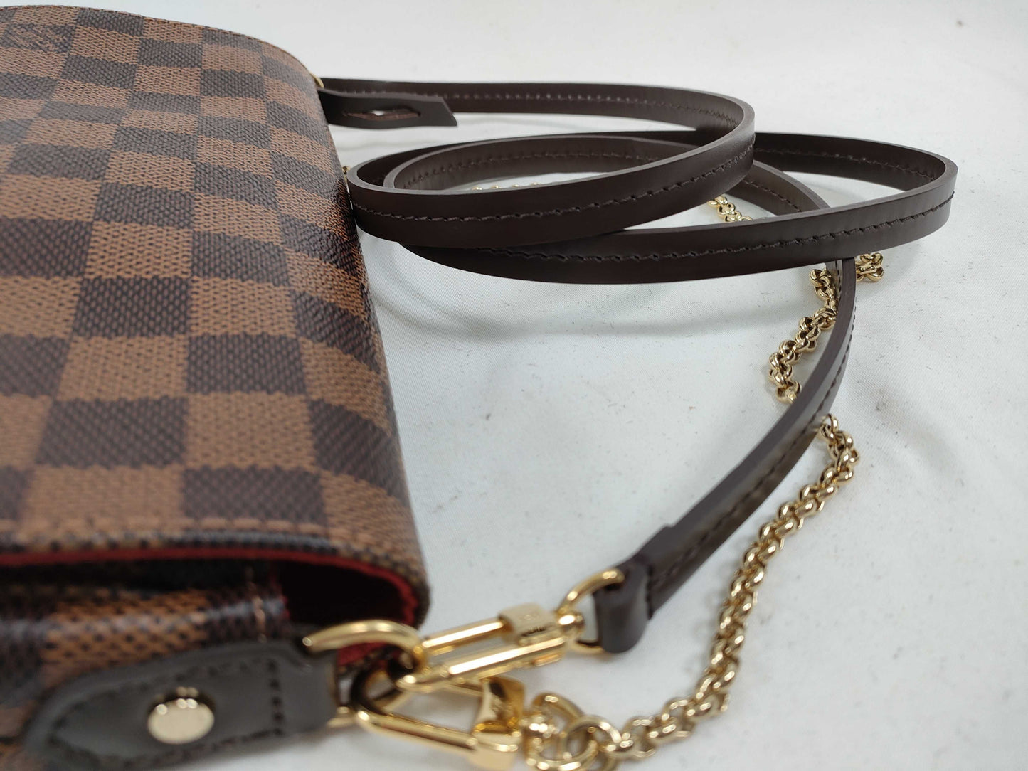 LOUIS VUITTON N 41276 Damier LOUIS VUITTON Favorite PM Damier 2-Way Shoulder Bag Chain Clutch Bag N41276 Shoulder Bag