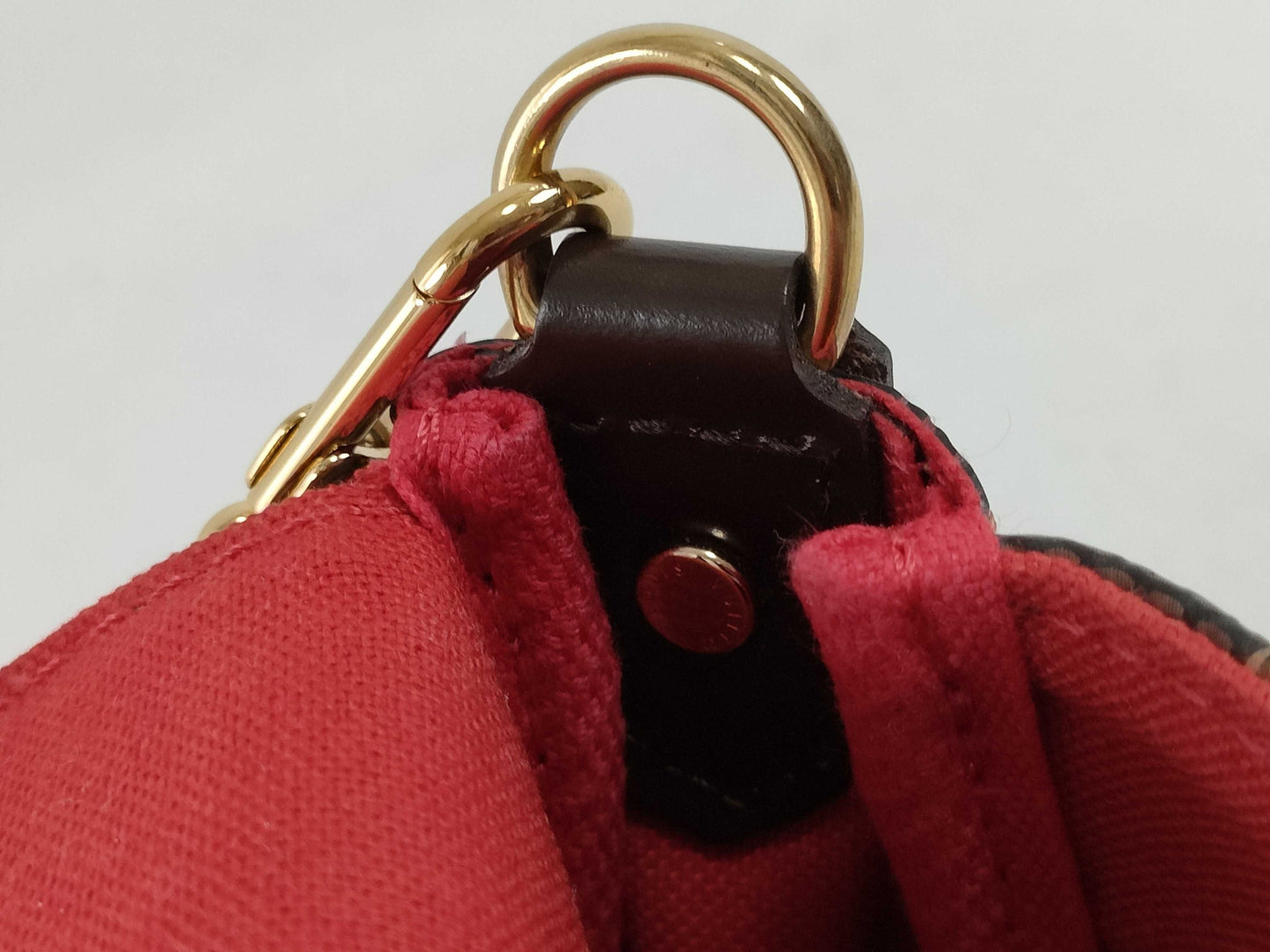 LOUIS VUITTON N 41276 Damier LOUIS VUITTON Favorite PM Damier 2-Way Shoulder Bag Chain Clutch Bag N41276 Shoulder Bag