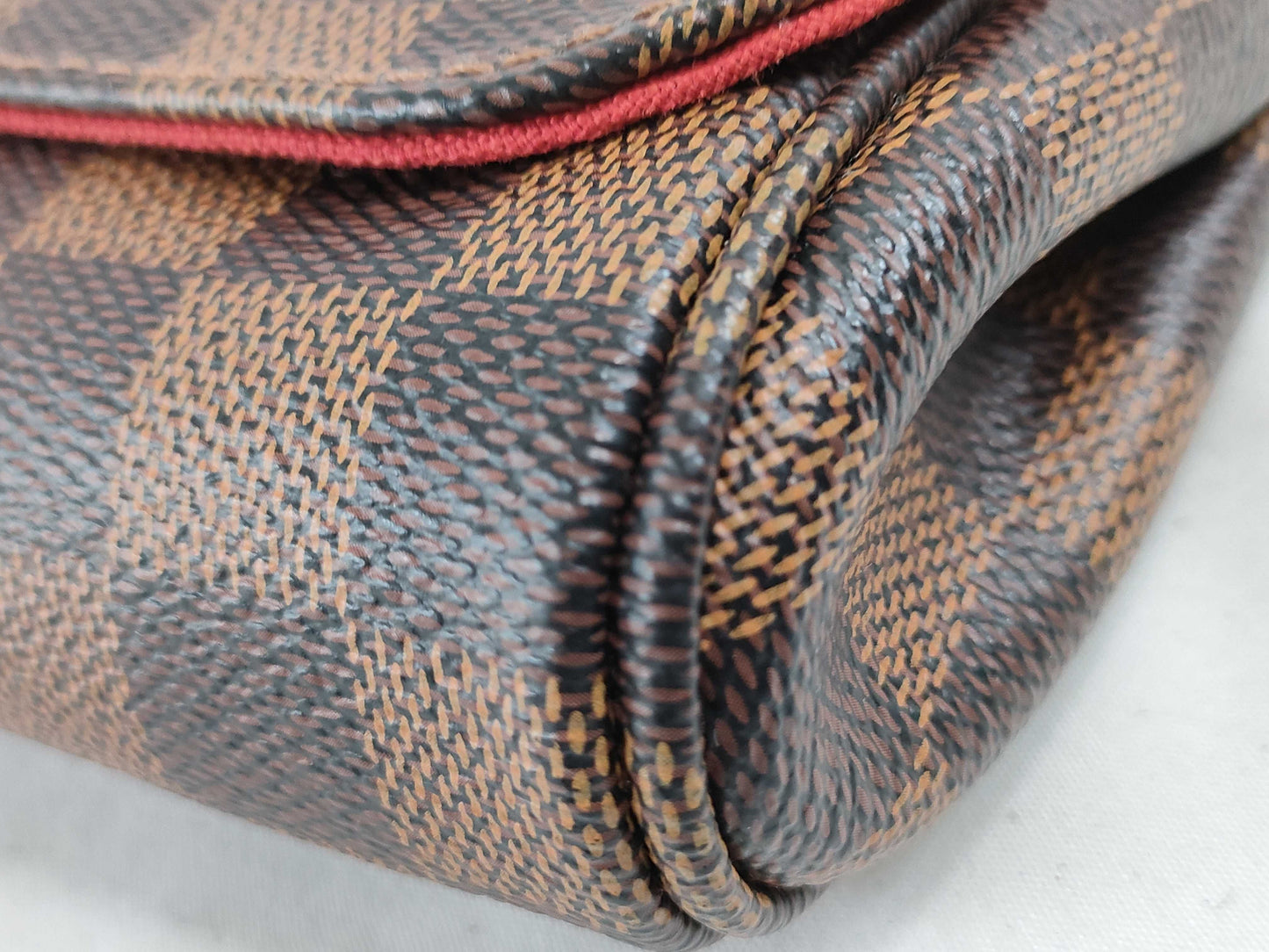 LOUIS VUITTON N 41276 Damier LOUIS VUITTON Favorite PM Damier 2-Way Shoulder Bag Chain Clutch Bag N41276 Shoulder Bag