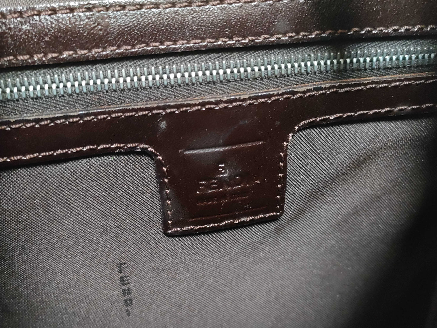 FENDI Zucca Mamma Bucket Tote Bag