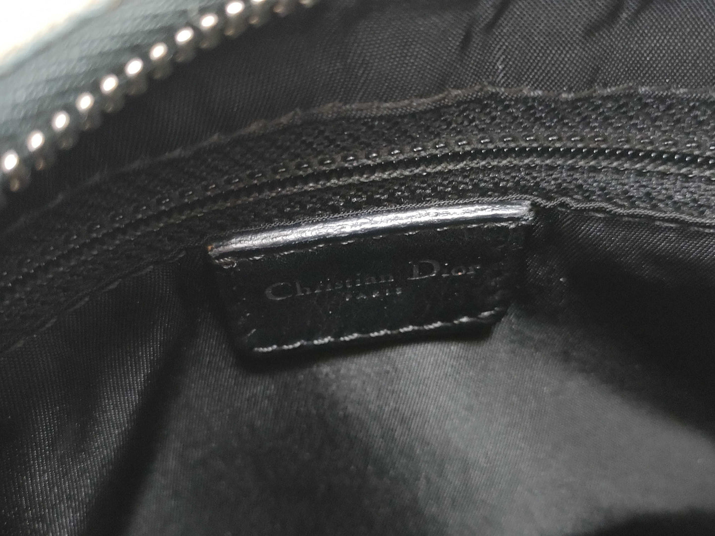 Dior Harako Animal Fur D-Metal Handbag