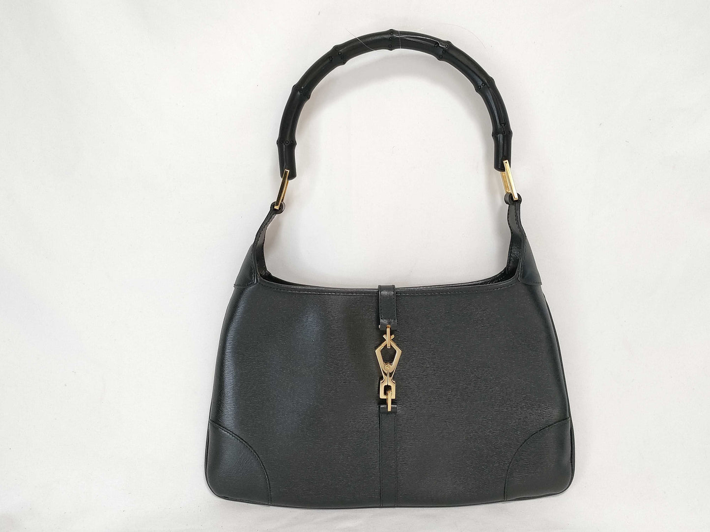 GUCCI Bamboo Kandinsky Bamboo Leather Shoulder Bag
