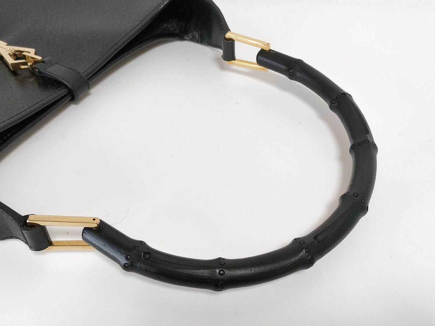 GUCCI Bamboo Kandinsky Bamboo Leather Shoulder Bag