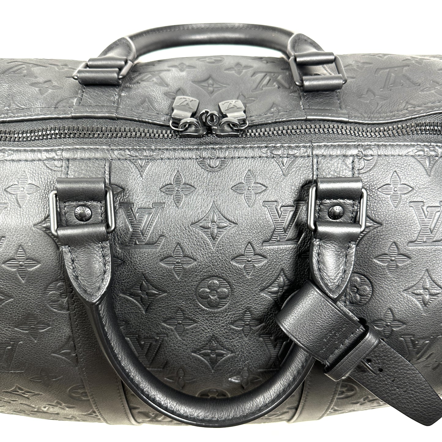 LOUIS VUITTON Boston Bag M44810 2024 Monogram Shadow Keepall Bandouliere 50 Boston Bag