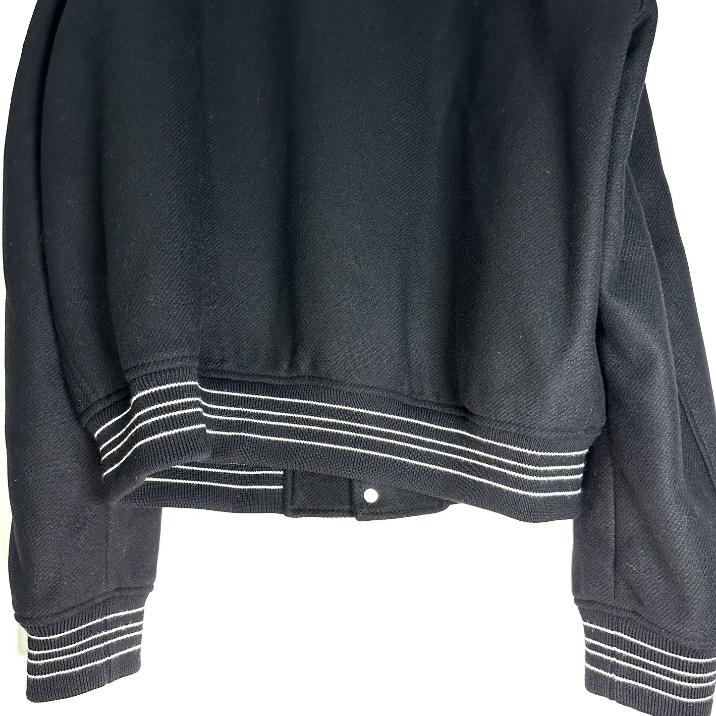 AMIRI BONES VARSITY JACKET Bone Varsity Wool Blouson Jacket 54 Jacket